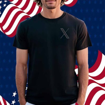 Twitter X 3D Logo T-Shirt