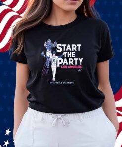 WALKER BUEHLER & WILL SMITH START THE PARTY LOS ANGELES T-SHIRT