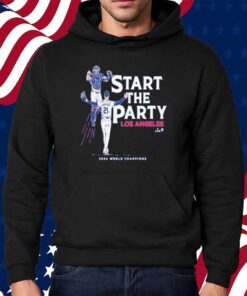 WALKER BUEHLER & WILL SMITH START THE PARTY LOS ANGELES T-SHIRT