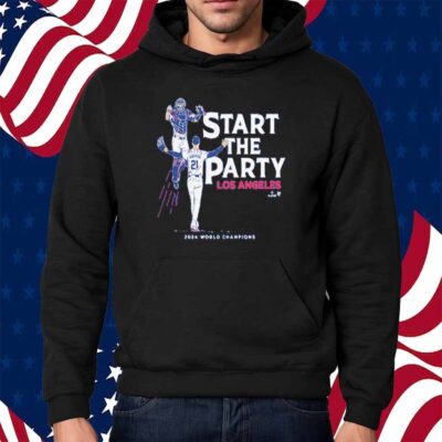 WALKER BUEHLER & WILL SMITH START THE PARTY LOS ANGELES T-SHIRT