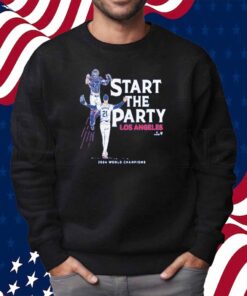 WALKER BUEHLER & WILL SMITH START THE PARTY LOS ANGELES T-SHIRT