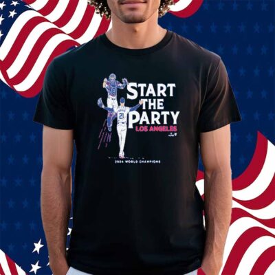 WALKER BUEHLER & WILL SMITH START THE PARTY LOS ANGELES T-SHIRT