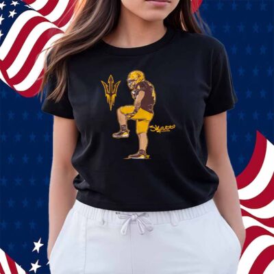 ARIZONA STATE FOOTBALL CAM SKATTEBO SUPERSTAR POSE SHIRT