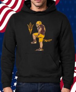 ARIZONA STATE FOOTBALL CAM SKATTEBO SUPERSTAR POSE SHIRT