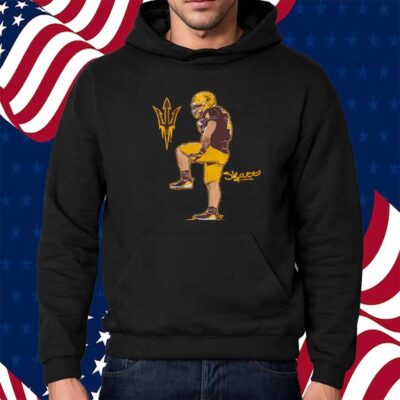 ARIZONA STATE FOOTBALL CAM SKATTEBO SUPERSTAR POSE SHIRT