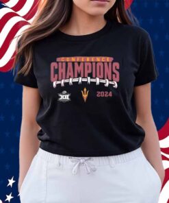 Arizona State Sun Devils 2024 Big 12 Football Conference Champions Endzone Rush Shirt