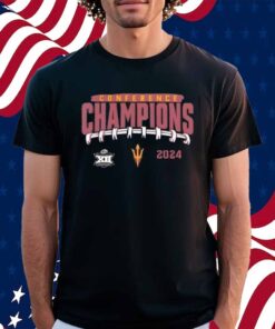 Arizona State Sun Devils 2024 Big 12 Football Conference Champions Endzone Rush Shirt