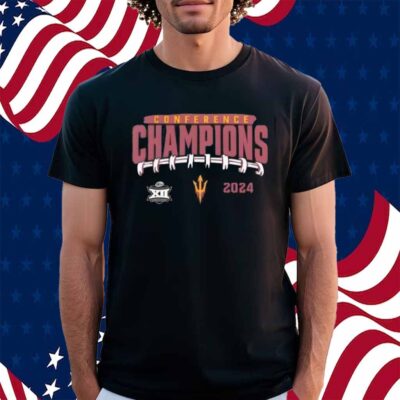 Arizona State Sun Devils 2024 Big 12 Football Conference Champions Endzone Rush Shirt
