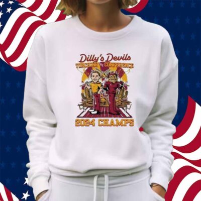 Arizona State Sun Devils Dillys Devils Torching The Conference 2024 Champs Kenny Dillingham Coach Mascot Shirt