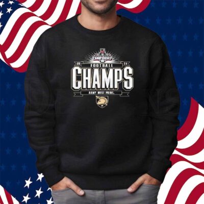 Army Black Knights 2024 Aac Football Conference Champions Locker Room Shirt
