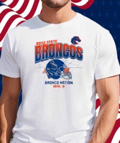 BOISE STATE FOOTBALL HELMET GRID SHIRT