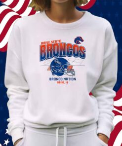BOISE STATE FOOTBALL HELMET GRID SHIRT