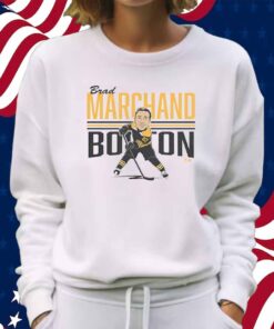 BRAD MARCHAND CENTER ICE CARICATURE SHIRT