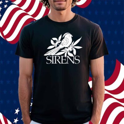 Bird Logo Sirens Black Shirt