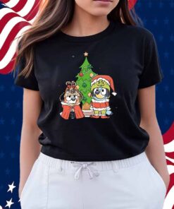 Bluey and Bingo Grinch Shirt