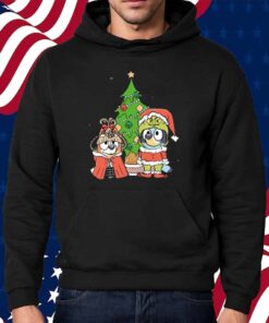 Bluey and Bingo Grinch Shirt