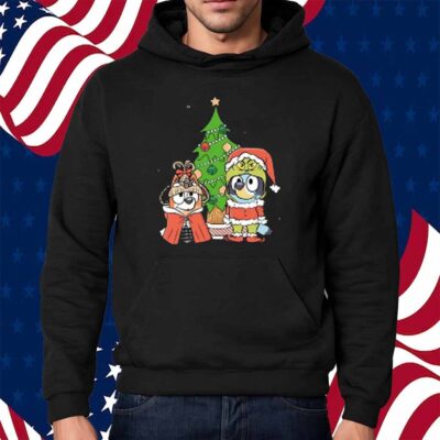 Bluey and Bingo Grinch Shirt
