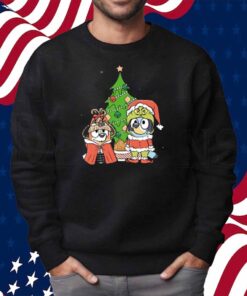 Bluey and Bingo Grinch Shirt