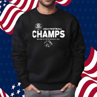 Boise State Broncos 2024 Sec Football Conference Champions Locker Room Shirt