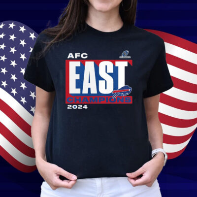 Buffalo Bills Fanatics 2024 Afc East Division Champions Conquer T-Shirt