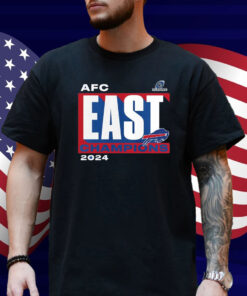 Buffalo Bills Fanatics 2024 Afc East Division Champions Conquer T-Shirt
