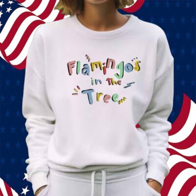 Flamingos In The Tree Of The Summer Shirt