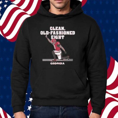 GEORGIA FOOTBALL NATE FRAZIER CLEAN, OLD-FASHIONED EIGHT SHIRT