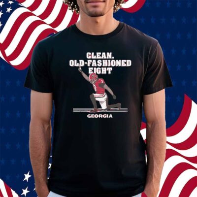 GEORGIA FOOTBALL NATE FRAZIER CLEAN, OLD-FASHIONED EIGHT SHIRT