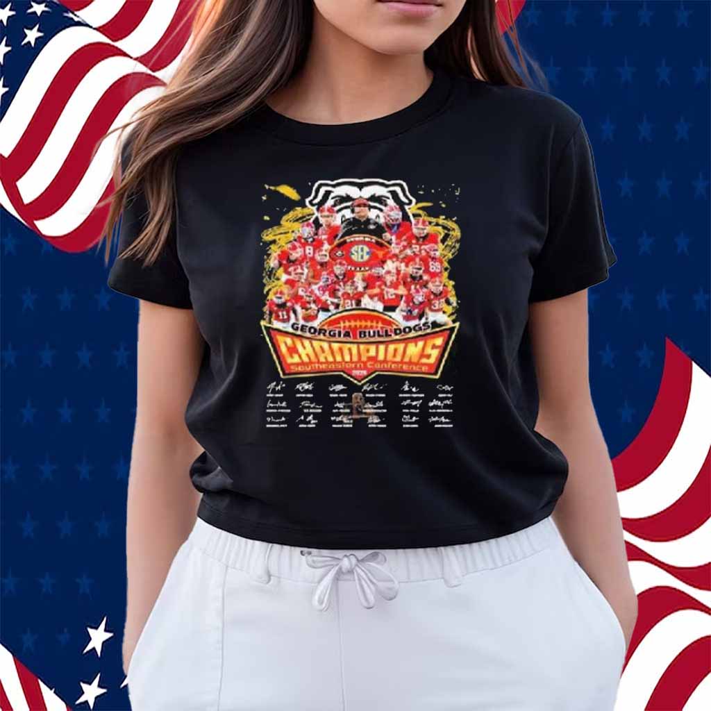 Georgia Bulldogs Southeastern Conference Champions Of 2024 Shirt