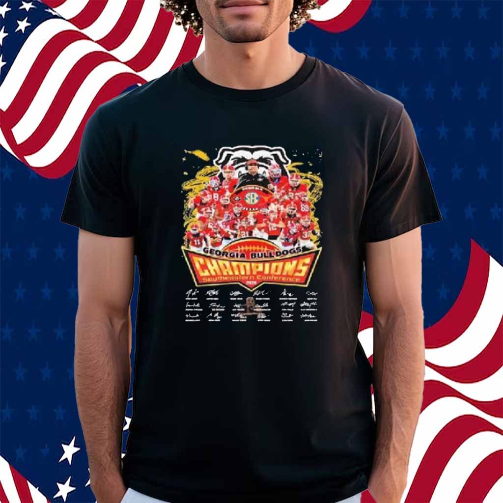 Georgia Bulldogs Southeastern Conference Champions Of 2024 Shirt