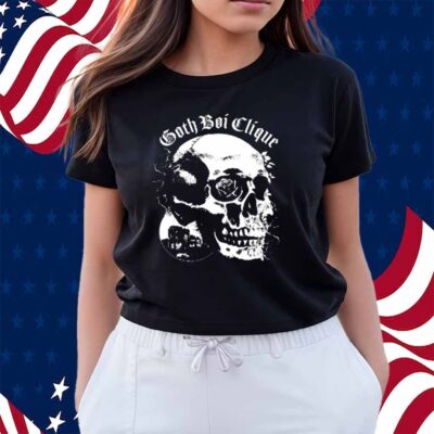 Gothboiclique Gbc Rose Skull Shirt
