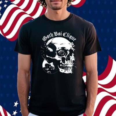 Gothboiclique Gbc Rose Skull Shirt