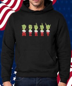 Grinch Hand ASL Merry Christmas Shirt