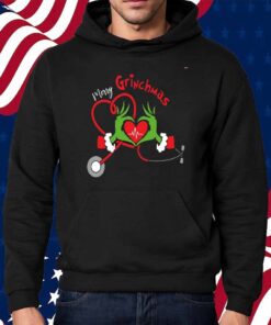 Grinch Nurse Christmas T-Shirt