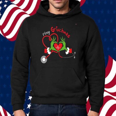 Grinch Nurse Christmas T-Shirt