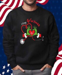 Grinch Nurse Christmas T-Shirt
