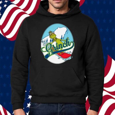 Grinch Snowboard Christmas Shirt