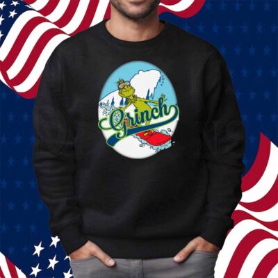 Grinch Snowboard Christmas Shirt