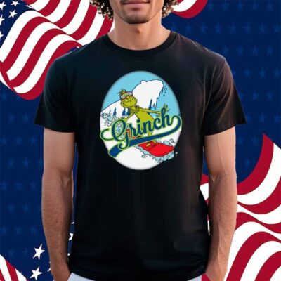 Grinch Snowboard Christmas Shirt