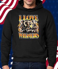 I Love Wieners Dachshund Dog Shirt