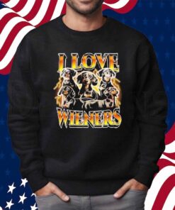 I Love Wieners Dachshund Dog Shirt
