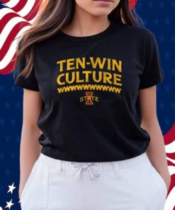 IOWA STATE FOOTBALL 10-WIN CULTURE SHIRT
