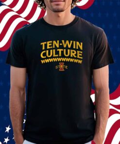 IOWA STATE FOOTBALL 10-WIN CULTURE SHIRT