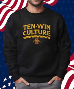 IOWA STATE FOOTBALL 10-WIN CULTURE SHIRT