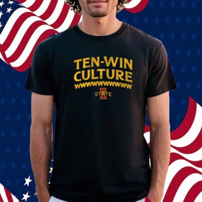 IOWA STATE FOOTBALL 10-WIN CULTURE SHIRT
