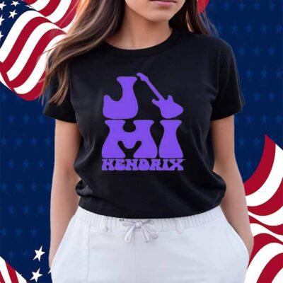 Jimi Hendrix New Year Logo Guitar Shirt
