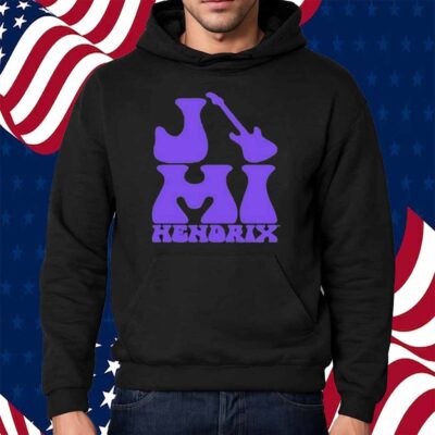 Jimi Hendrix New Year Logo Guitar Shirt
