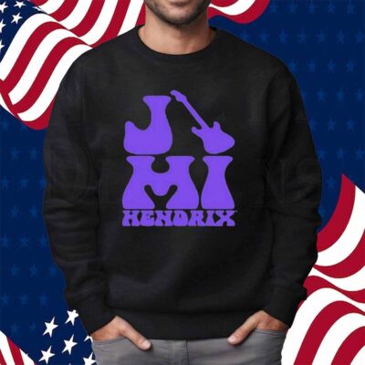 Jimi Hendrix New Year Logo Guitar Shirt