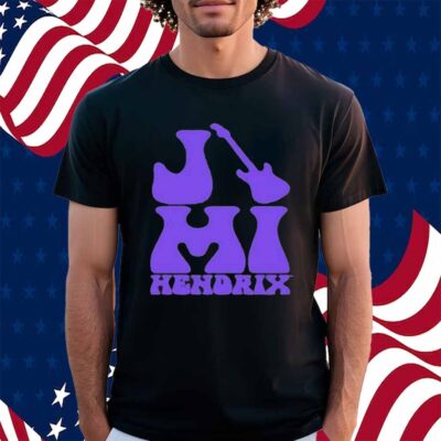 Jimi Hendrix New Year Logo Guitar Shirt