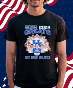Kentucky Wildcats 2024 Greats Go Big Blue Signatures Shirt